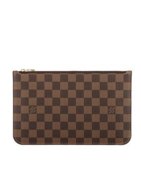 Louis Vuitton Neverfull Pouch Brown Damier Ebene